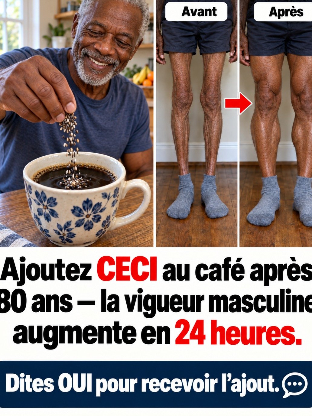 Vous avez plus de 80 ans ? Ne buvez plus jamais votre café sans CE secret : le réveil musculaire et la force retrouvée vous attendent !