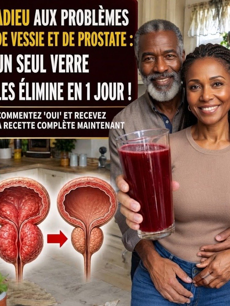 Révélation : Un SEUL Verre de Cette Boisson Naturelle Soulage Brûlures et Pression de la Prostate/Vessie DÈS la Première Nuit !