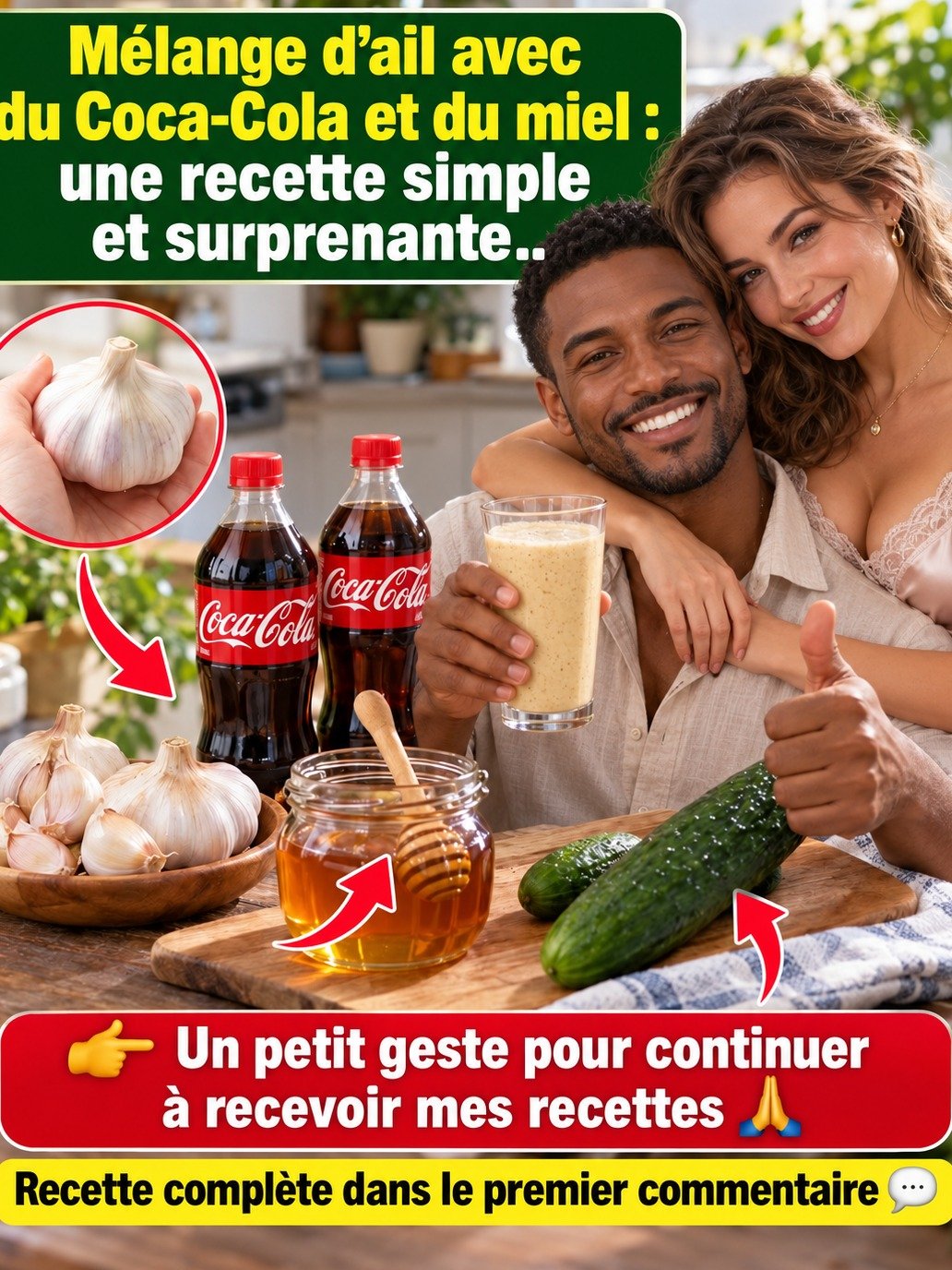 Ce Mélange SECRET à 3 Ingrédients (Ail, Miel, Cola) Va Révolutionner Votre Énergie – Ne Passez Pas À Côté !