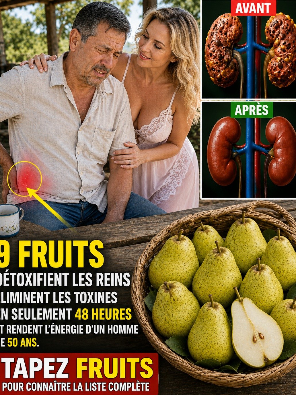 Le Secret Bien Gardé : 9 Fruits Qui Vont VRAIMENT Soulager Vos Reins et Booster Votre Énergie !