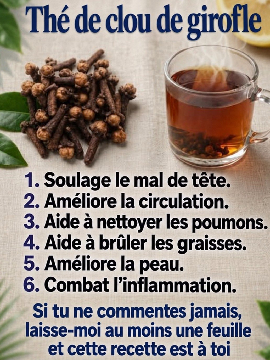 35 Secrets Choc : Pourquoi le Thé aux Clous de Girofle est LE Super-Héros Oublié de Votre Santé (À Boire Absolument !)