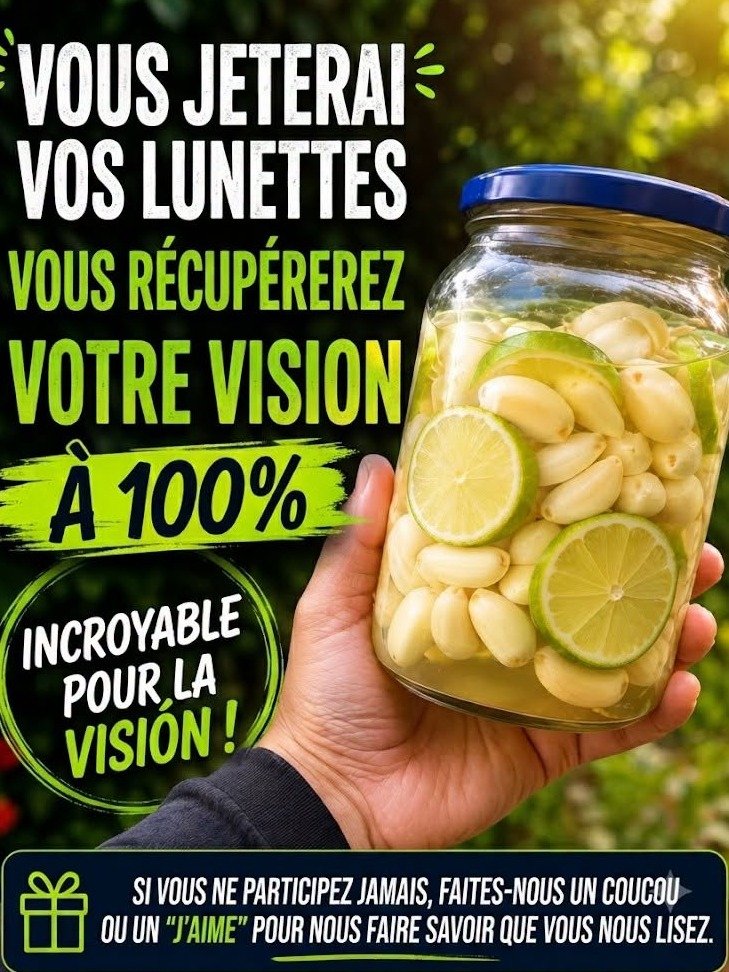Le Secret BIEN GARDÉ pour une VISION Éclatante : Ces 3 Ingrédients Peuvent Rajeunir Vos Yeux de l'Intérieur – Ne Manquez Pas Ça !