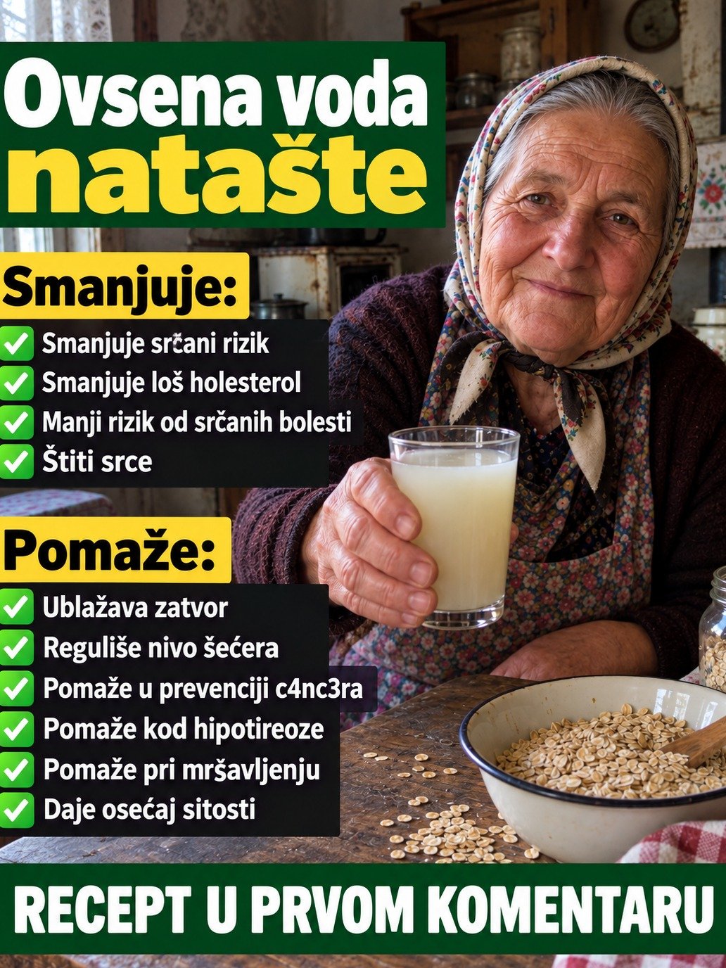 Le Secret Inattendu de l'Eau d'Avoine à Jeun : 7 Recettes Simples Pour Transformer Votre Santé Dès Demain !