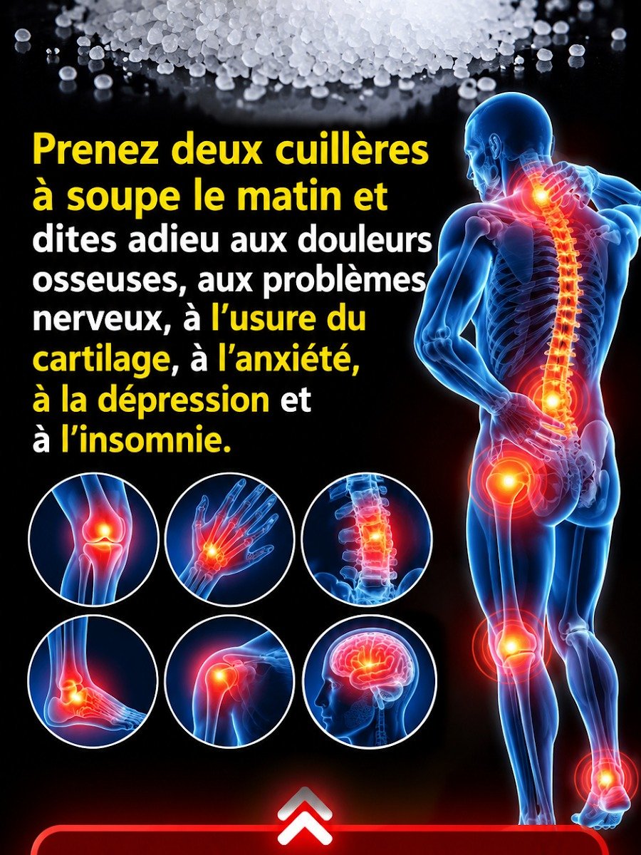 Révélation Choc : 2 Cuillères de CE Minéral Chaque Matin pour Éradiquer Douleurs, Anxiété et Insomnie – Ne Manquez PAS ce Guide Complet !