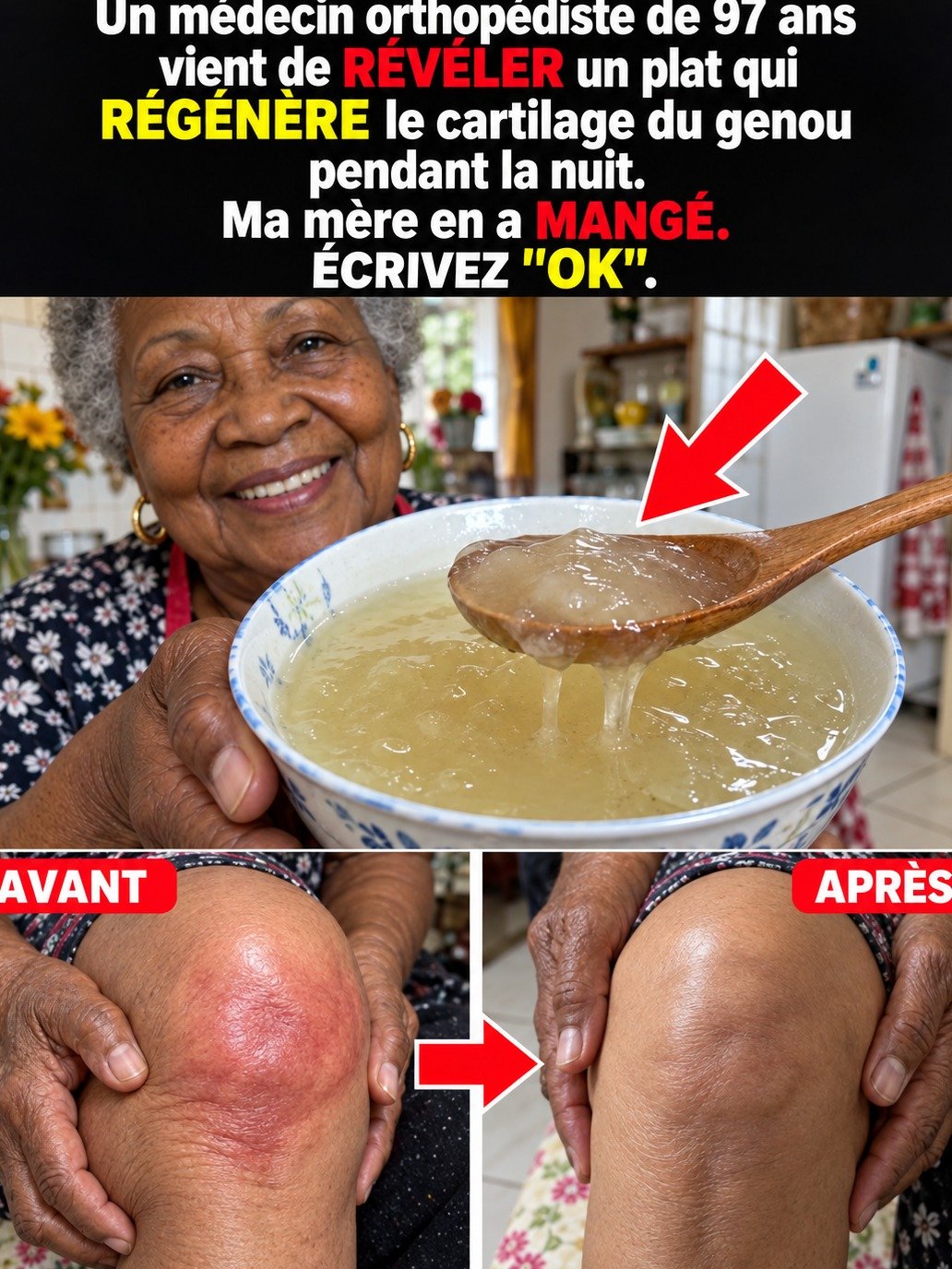 Douleurs aux Genoux ? Ce Bouillon Riche en Gélatine que Vous DEVEZ Connaître (Le Secret des 97 Ans !)