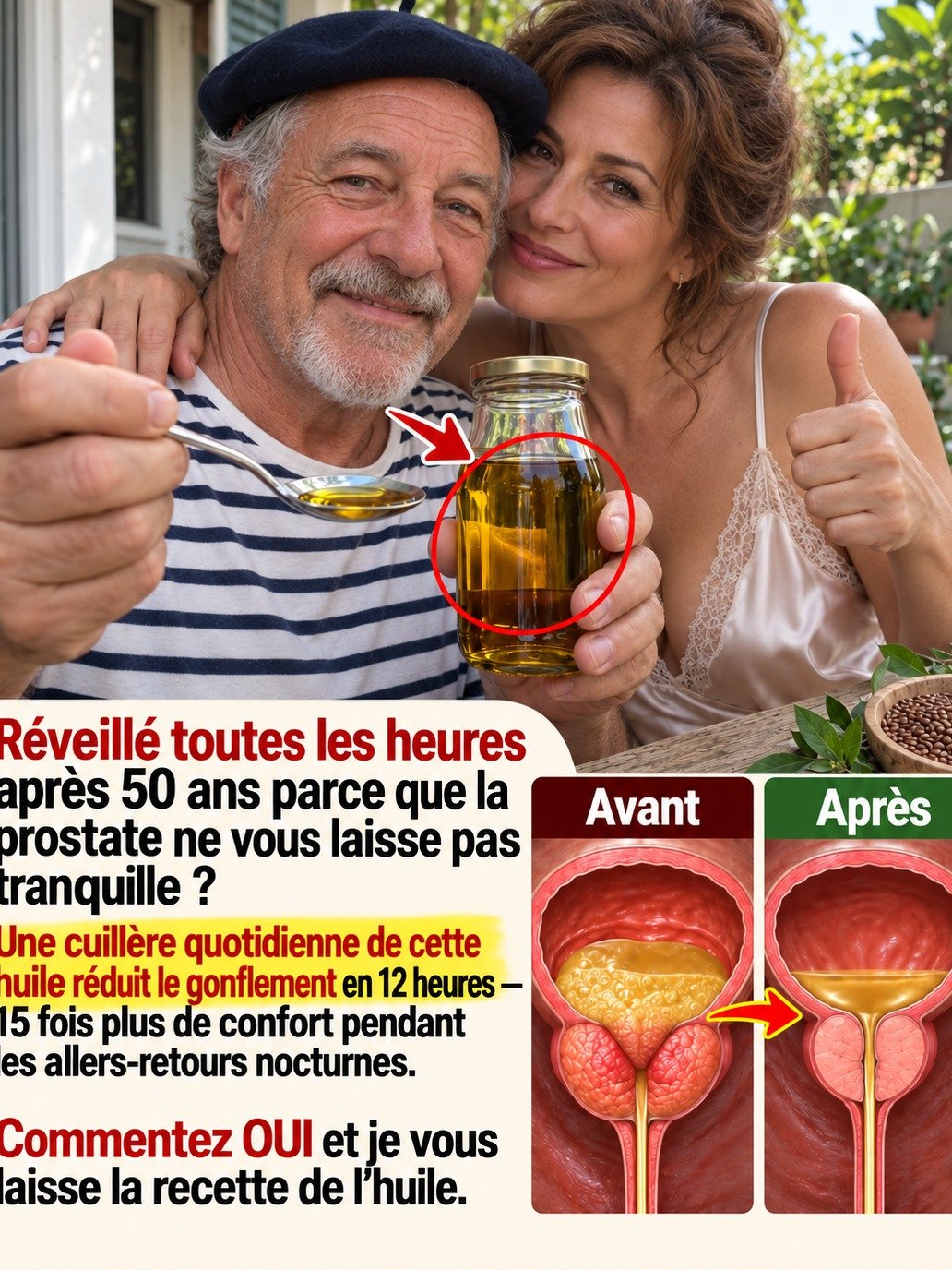 Le Secret Oublié des Hommes Après 50 Ans : Cette Huile Simple Va Révolutionner Vos Nuits et Apaiser Votre Prostate !
