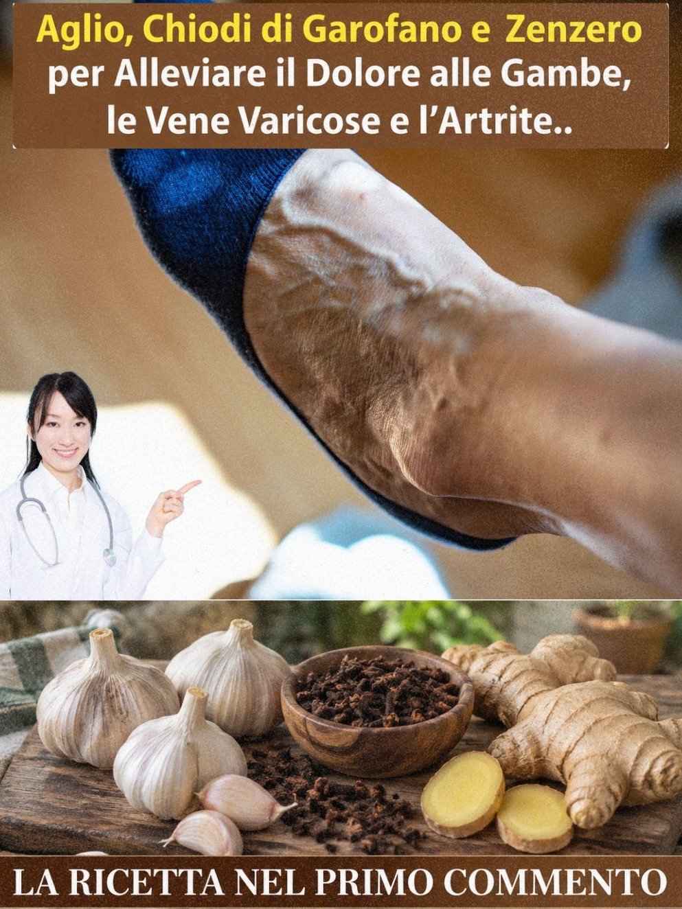 Le Secret Oublié : Comment l'Ail, les Clous de Girofle et le Gingembre Peuvent Transformer Vos Douleurs et Varices Naturellement (Ne Manquez Pas Ça !)