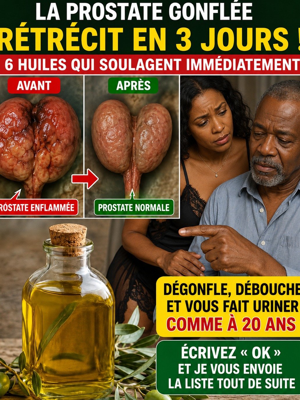 Prostate : Vous Vous Levez la Nuit ? Ces 6 Huiles Naturelles Peuvent CHANGER Votre Quotidien (Le Secret Que Personne Ne Vous Dit) !