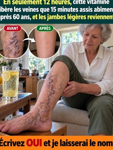 Jambes Lourdes ? Ce Nutriment Clandestin Va Rétablir Votre Circulation et Renforcer Vos Veines (Vous L'Ignorez Sûrement !)