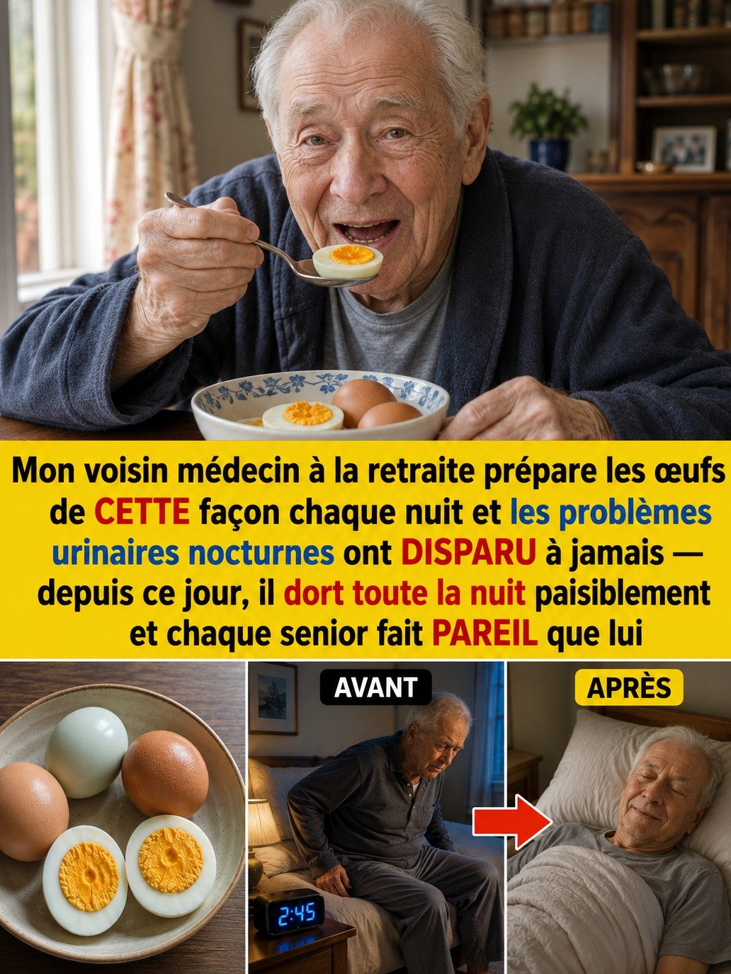 Finis les Réveils Nocturnes ! Ce Plat Simple avec un Œuf et du Poivre Blanc Va Révolutionner Vos Nuits