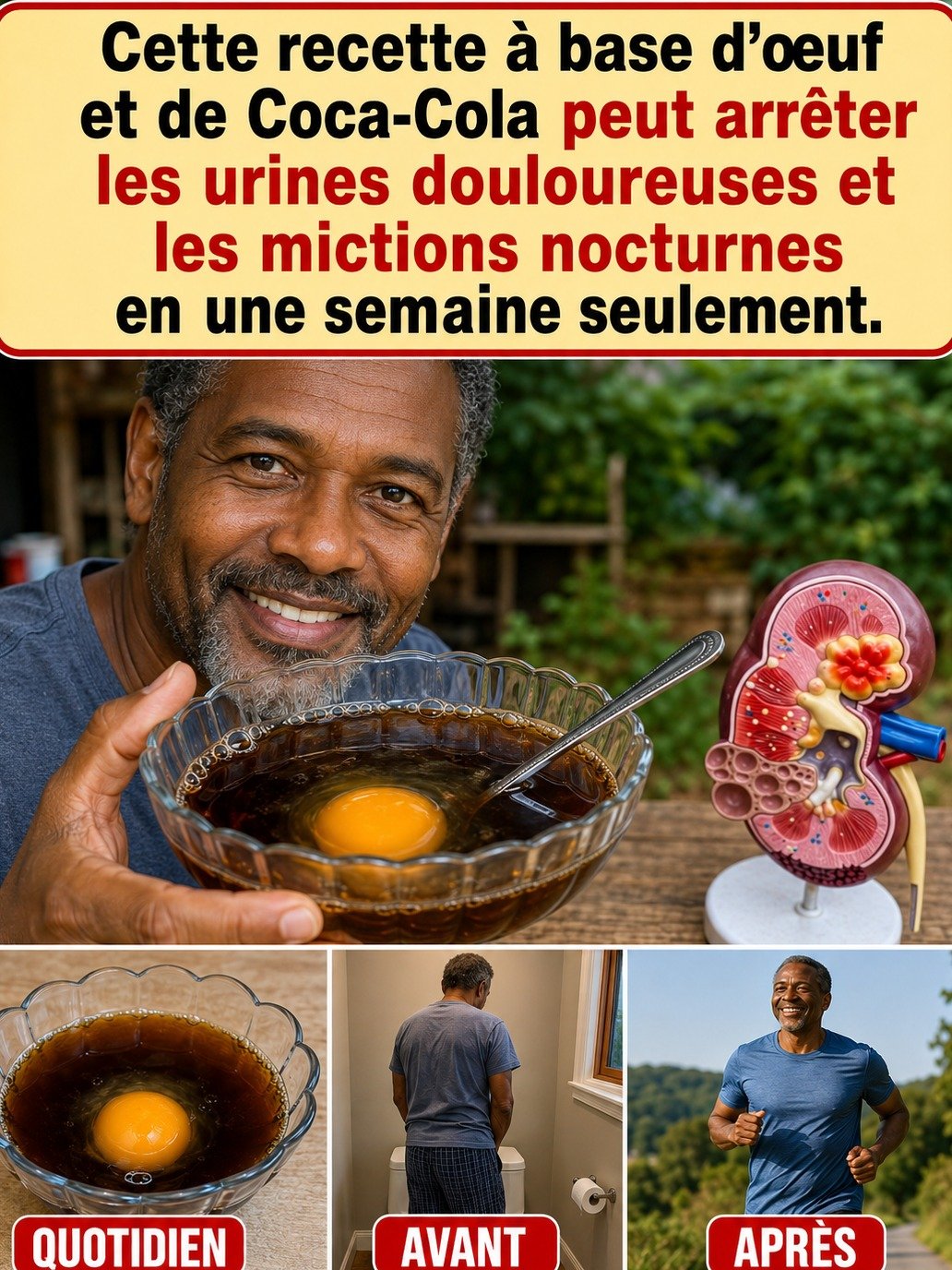 Le SECRET que personne ne vous dit : Cette combinaison ŒUFS et COCA-COLA va DÉTRUIRE vos nuits (et votre vessie) !
