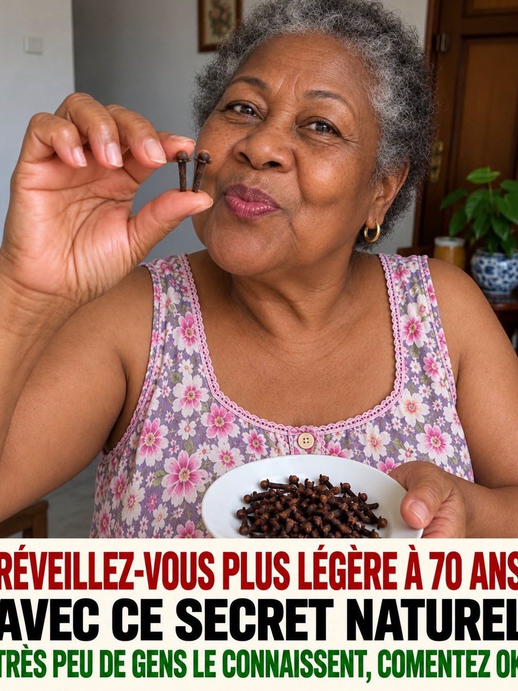 Le Secret Insoupçonné des 70 Ans : 2 Clous de Girofle Avant de Dormir et Dites Adieu à la Lourdeur Matinale !