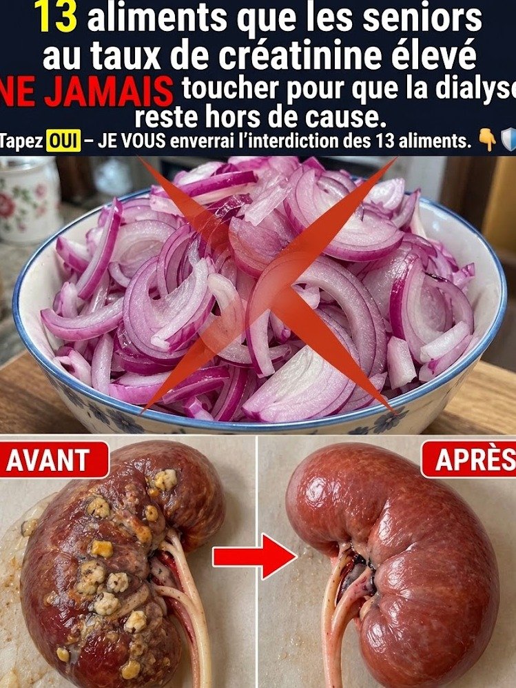 13 Aliments Insoupçonnés Qui FONT GRIMPER Votre Créatinine et Menacent Vraiment Vos Reins (Surtout Si Vous Avez Plus de 50 Ans) !