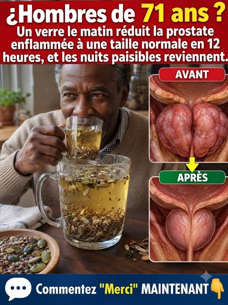 RÉVÉLATION CHOC : Ce Verre de Graines Peut-il VRAIMENT Dégonfler Votre Prostate en Seulement 12 Heures ? Ne Tombez Pas Dans le Piège !