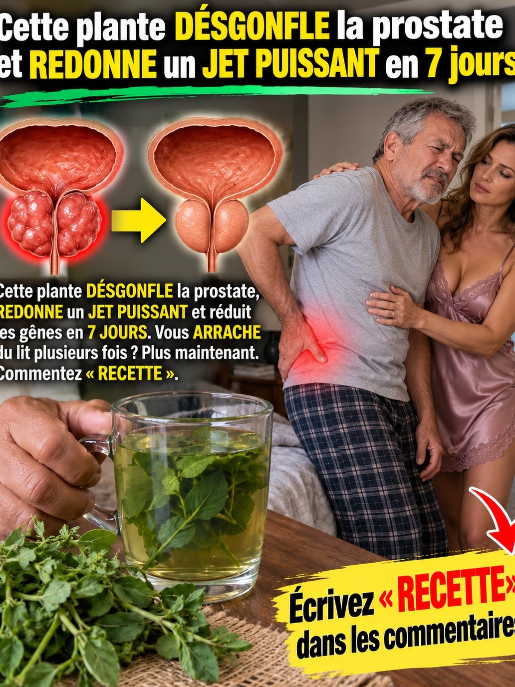 RÉVÉLATION : Cette Plante Méconnue Va Transformer Votre Prostate et Votre Sommeil (L'Industrie Vous Cache Ce Secret !)