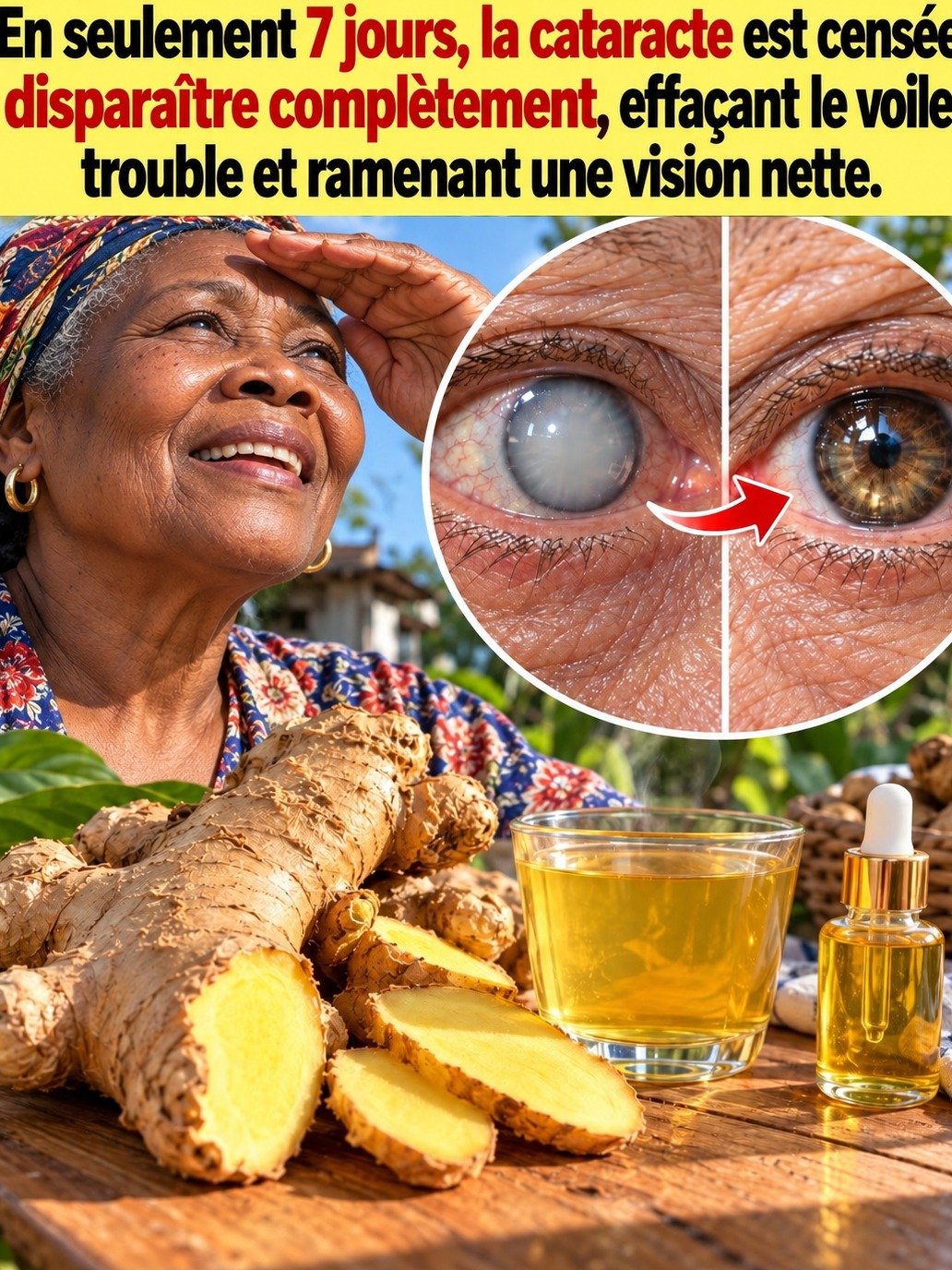 Cataractes et vision floue : Le gingembre cache-t-il VRAIMENT le secret d'une « réinitialisation » oculaire ? La vérité révélée !