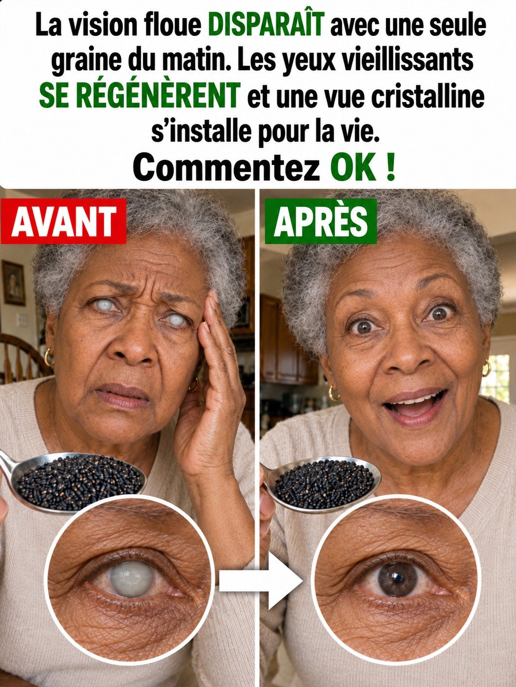 Vision floue après 50 ans ? Découvrez si cette SEULE graine peut VRAIMENT régénérer vos yeux (La vérité choc que personne ne vous dit !)