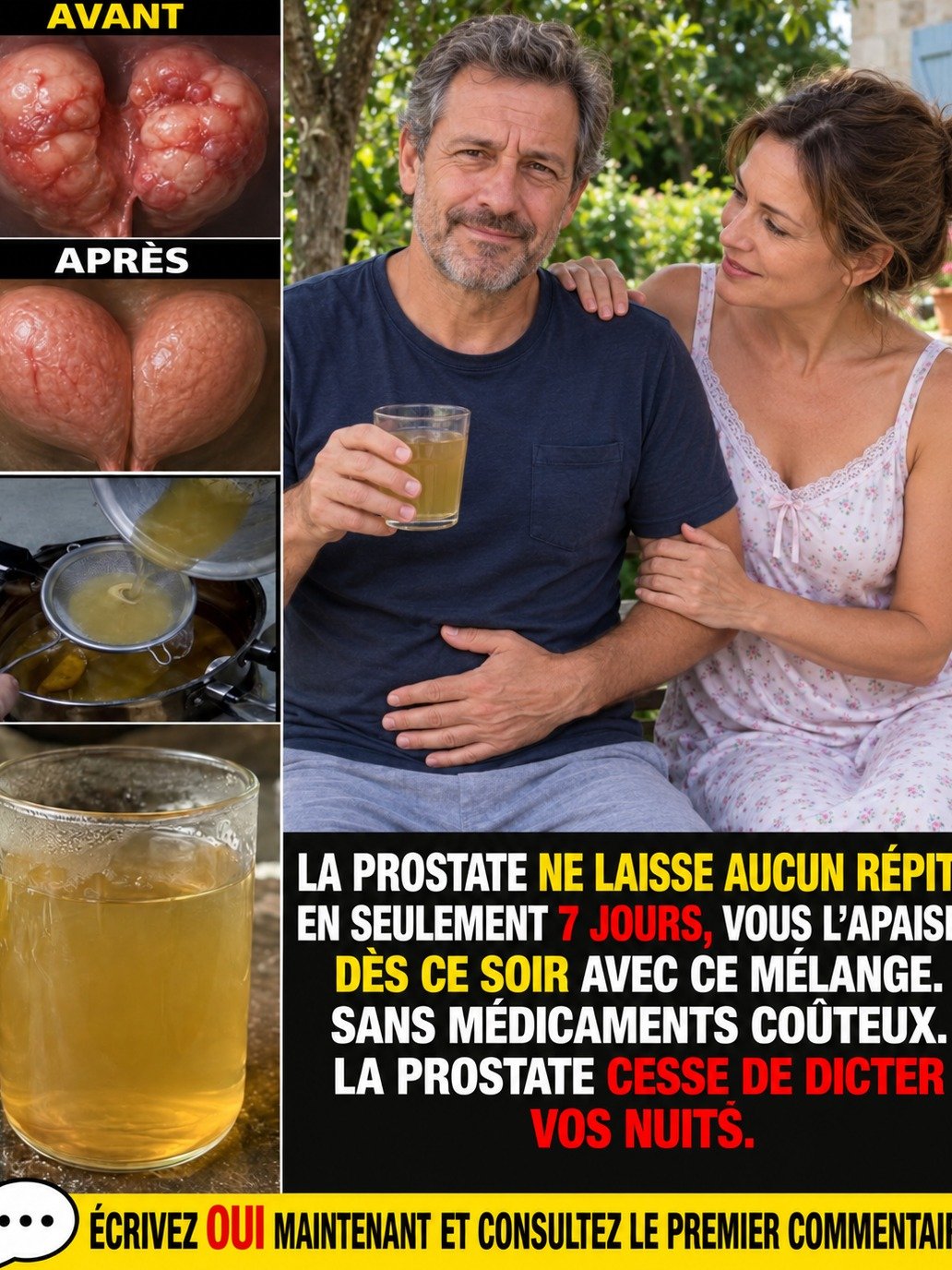 L'Erreur Nocturne Que Des Millions d'Hommes Font Pour Leur Prostate (et Ce Qu'il Faut VRAIMENT Savoir Avant de Boire Ça !)