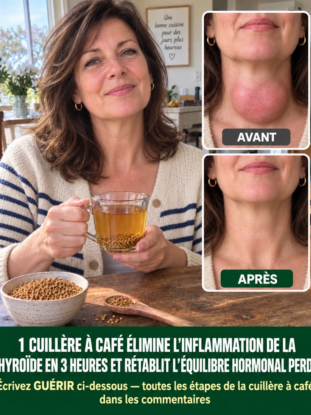 Le Secret Insoupçonné de Votre Cou 'Paresseux' : Comment CETTE Boisson Verte Matinale Peut TOUT Changer (Avant Qu'il Ne Soit Trop Tard) !