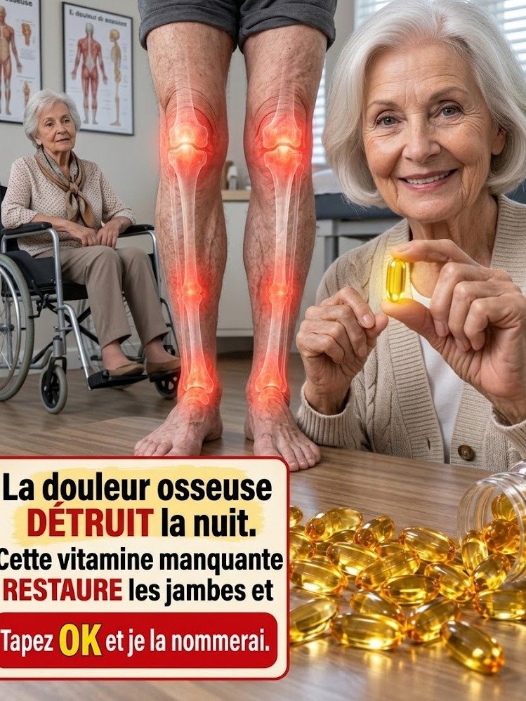 Douleurs osseuses et jambes faibles ? Cette vitamine ESSENTIELLE vous manque (et voici comment la retrouver !)
