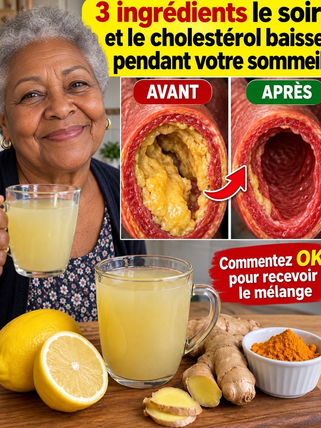 Le secret nocturne inattendu : 3 ingrédients simples pour transformer votre santé cardiaque et votre cholestérol pendant votre sommeil !