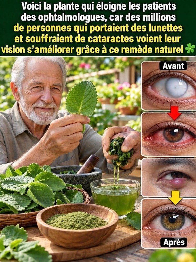 Le Secret Ancien Révélé : Cette Plante Incroyable Va Rajeunir Votre Vision et Vous Faire Oublier les Ophtalmologues !
