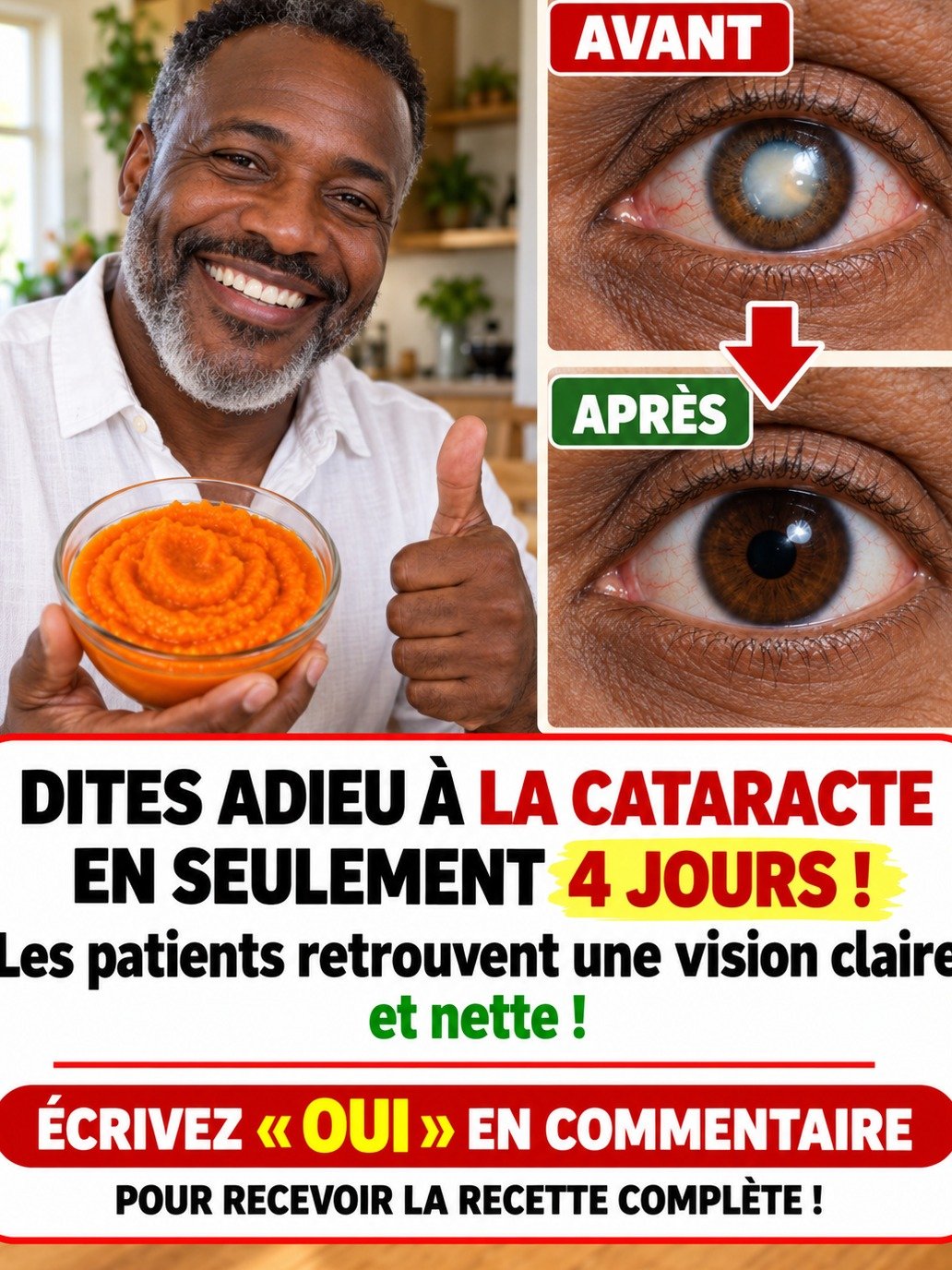 Cataracte et Vision Floue : Le Secret DU JUS DE CAROTTE Révélé pour Vos Yeux Vieillissants (Ce Que Personne Ne Vous Dit Vraiment) !