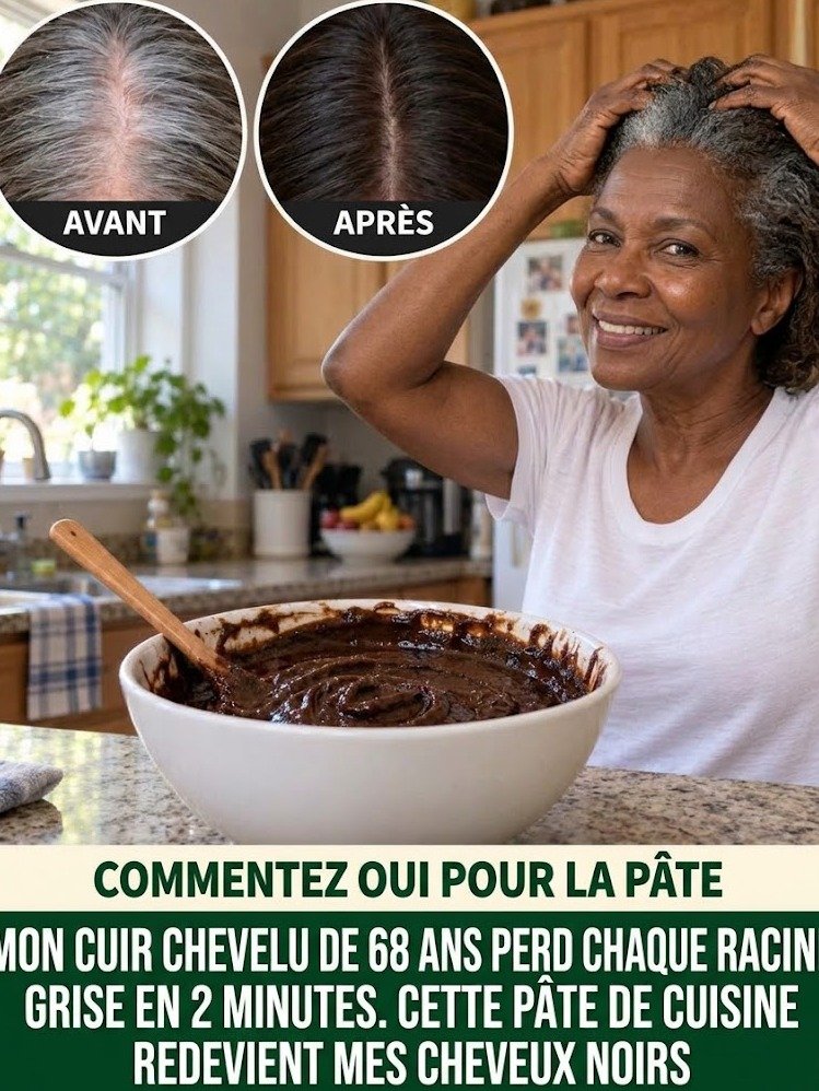Le Secret Révélé : Cette Pâte Maison Insoupçonnée Peut Ralentir l'Apparition de Vos Cheveux Gris en 12 Semaines !