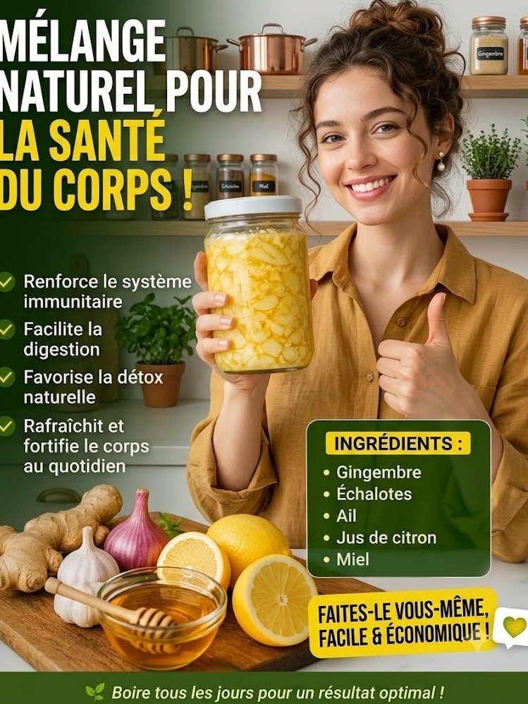 Arrêtez Tout ! Ce Mélange Puissant de Gingembre, Ail, Oignon et Citron Est LE Secret Pour une Immunité de Fer et une Vitalité Incroyable !