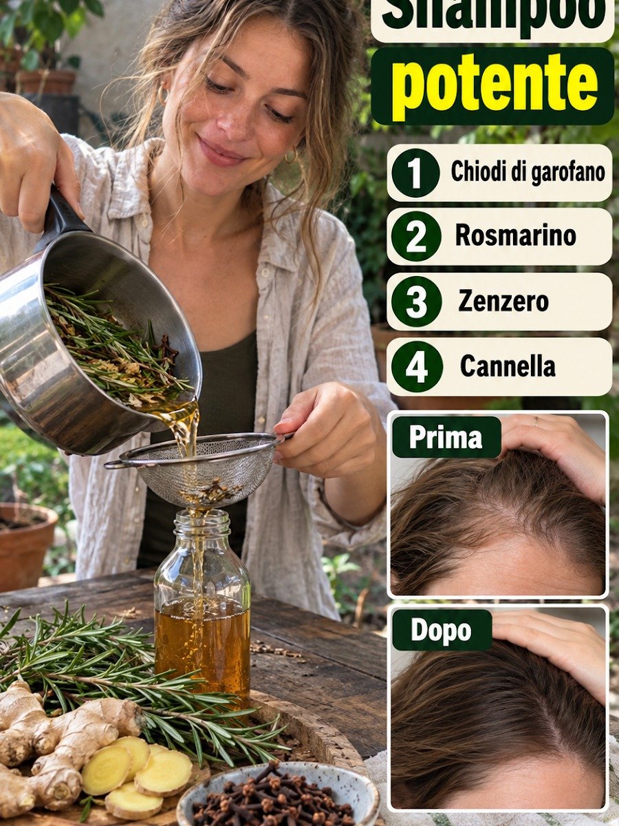 Le Shampooing Maison Ultime: 4 Ingrédients Naturels Pour Des Cheveux Incroyablement Forts et Brillants (La Recette Secrète!)