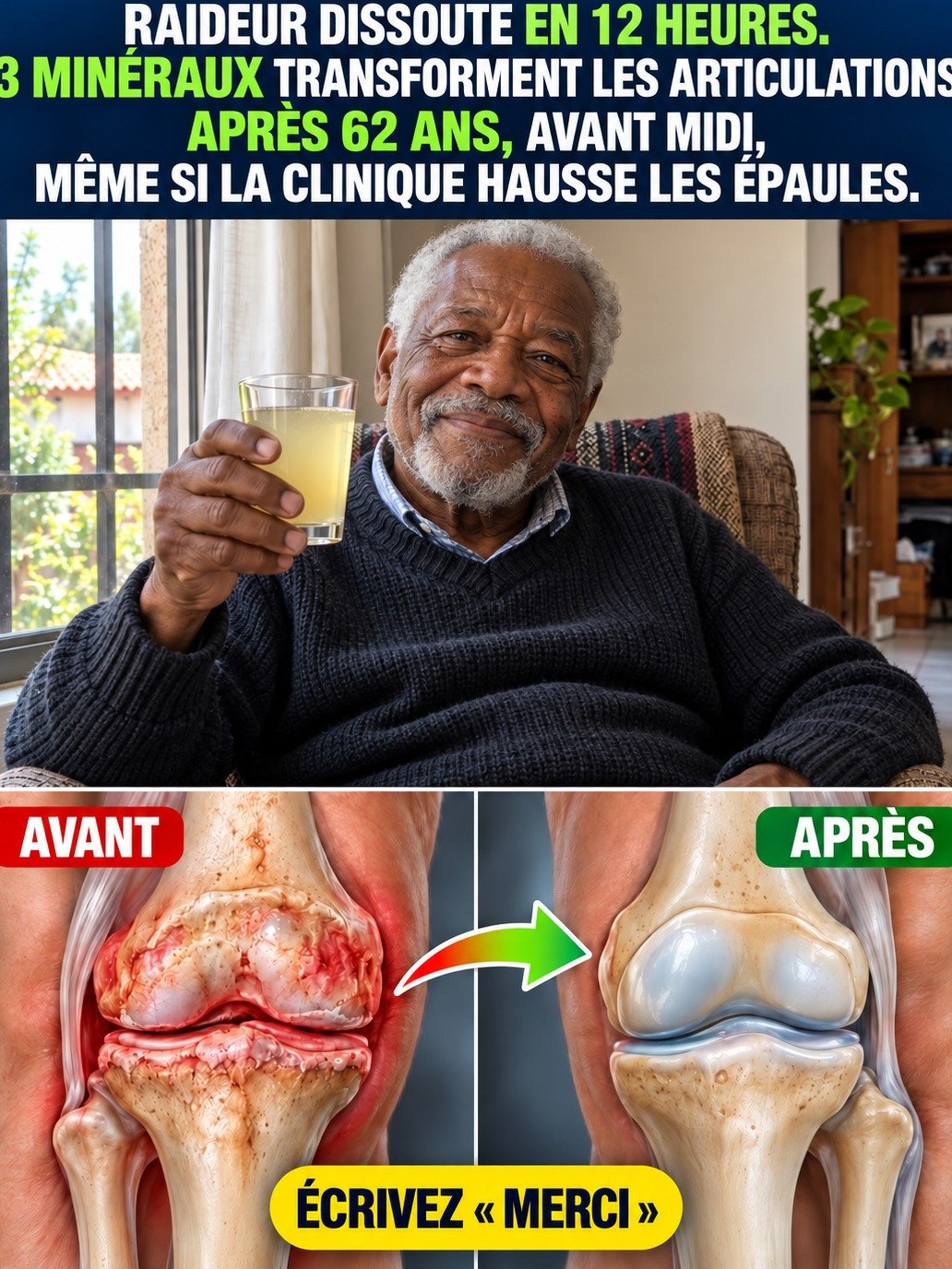 Le Secret Anti-Raideur Révélé : 3 Minéraux Essentiels Pour des Matins SANS Douleur et des Articulations Fortes Après 62 Ans !