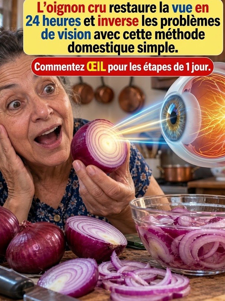 Le 'Reset' Oculaire Que Personne Ne Vous Dit : L'Oignon Cru, Votre Allié Vision Inattendu !
