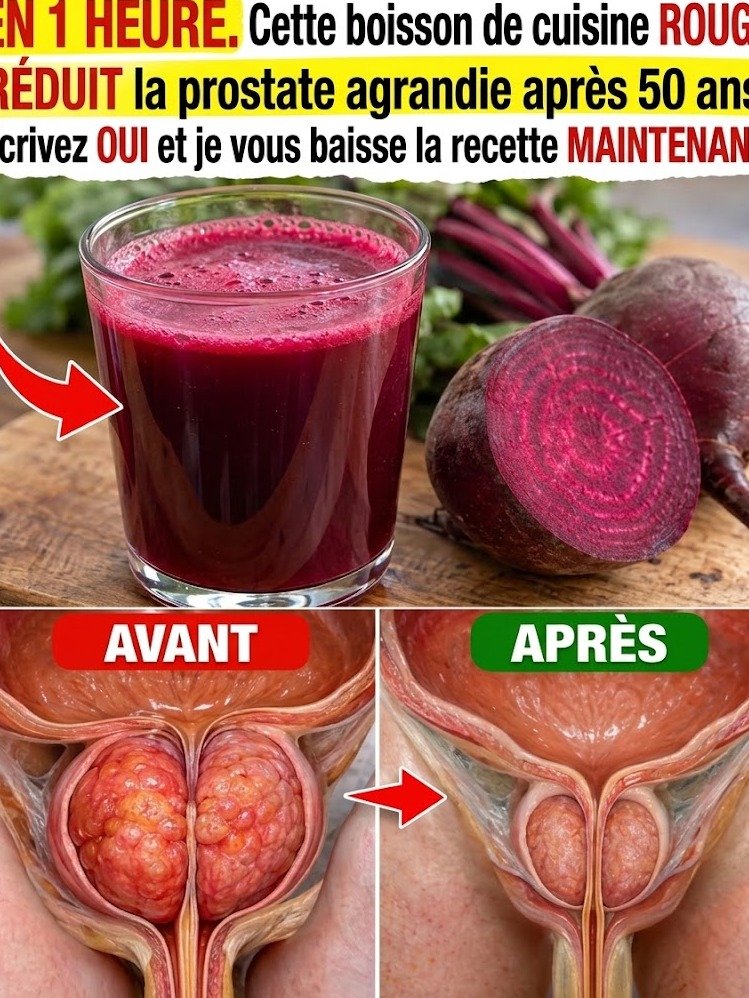 Prostate : Ce Jet Urinaire Qui Ne S'Arrête PLUS ? La Boisson Rouge SECRÈTE que TOUS les Hommes Après 50 Ans Devraient Connaître !